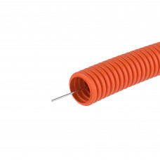 Труба гофрированная ПНД 16 мм с протяжкой оранжевая (100м) 9535099 DKC